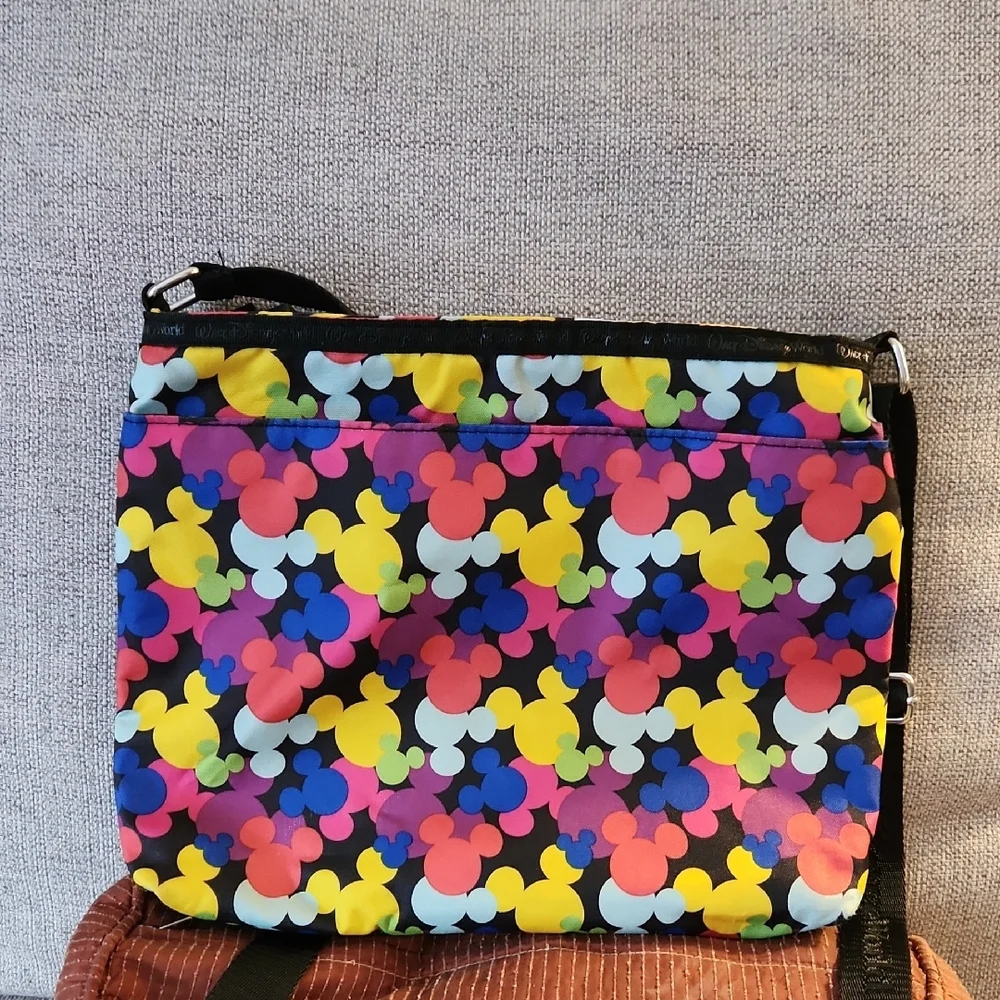 Disney Multicolor Mickey Mouse Crossbody Bag - Picture 3 of 6